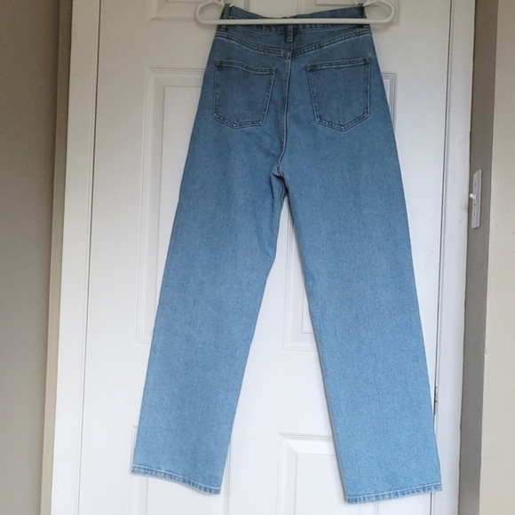 Oak & Fort Ripped Wide Leg Jeans - Picture 6 of 7